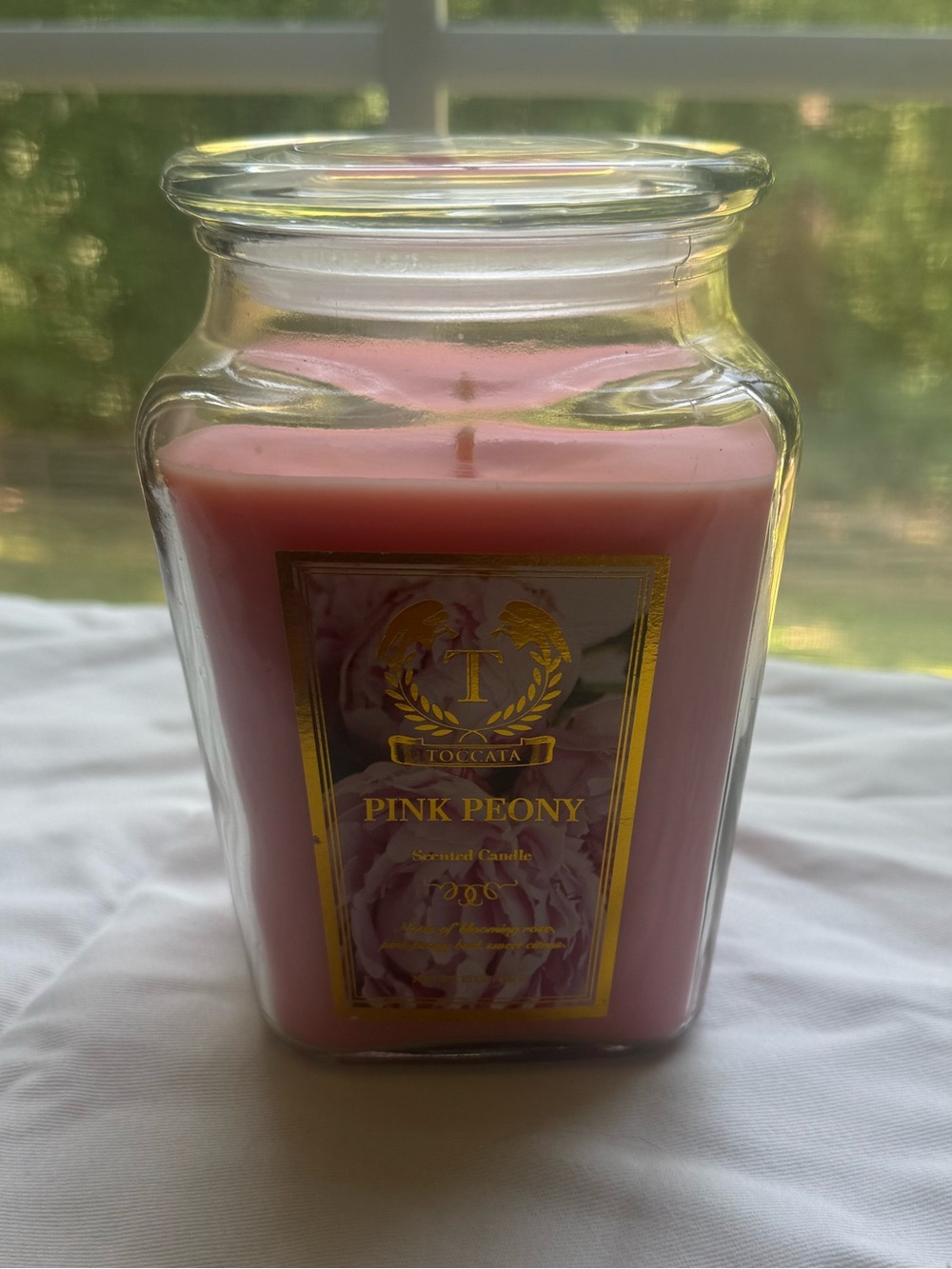 Tocca Pink Peony Scented Jar Candle - Pink